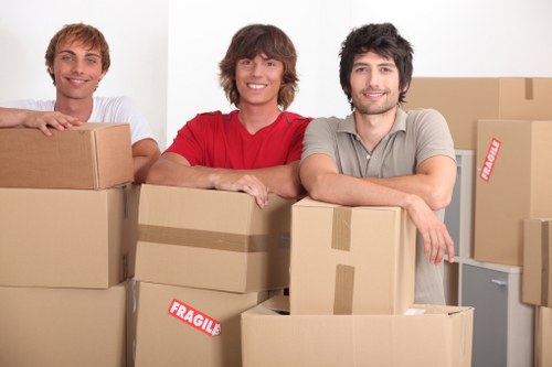 Careful loading and unloading during a Teddington man and van removal
