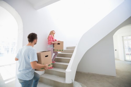 Careful handling of furniture during a local removal service
