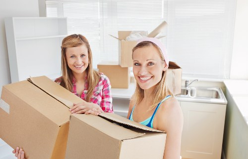 Local removals team planning access and loading in Teddington