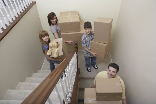 Office furniture pick-up service in Teddington business premises